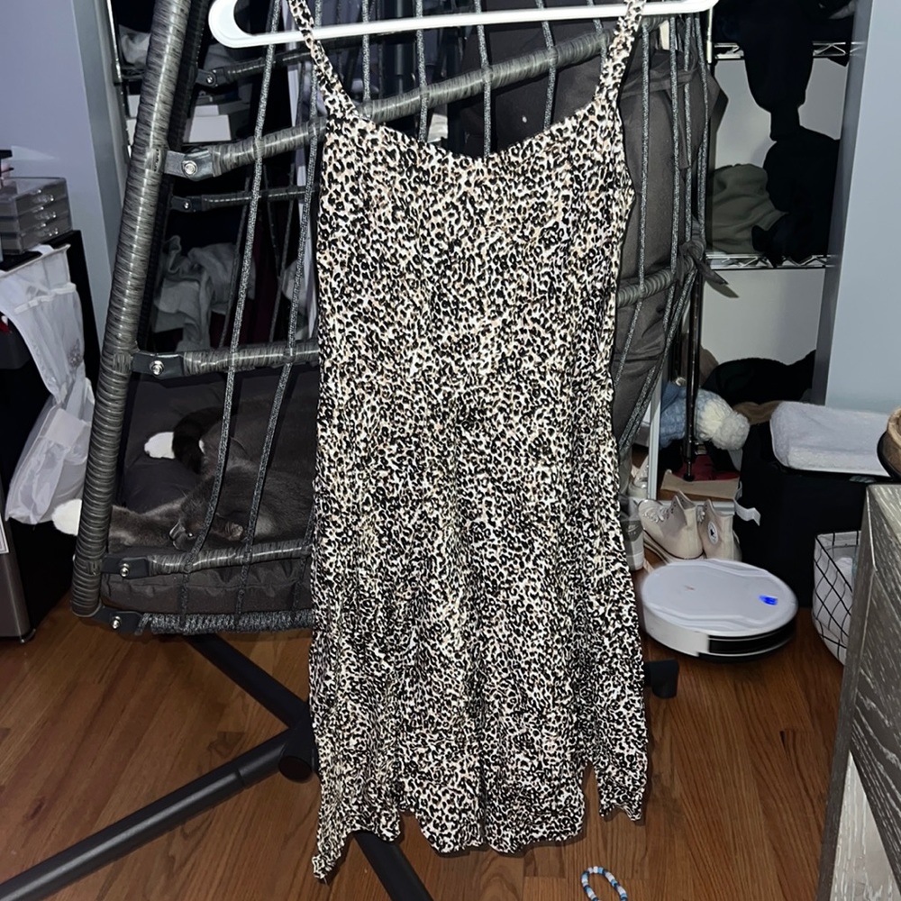 Cheetah Print Flowy Dress